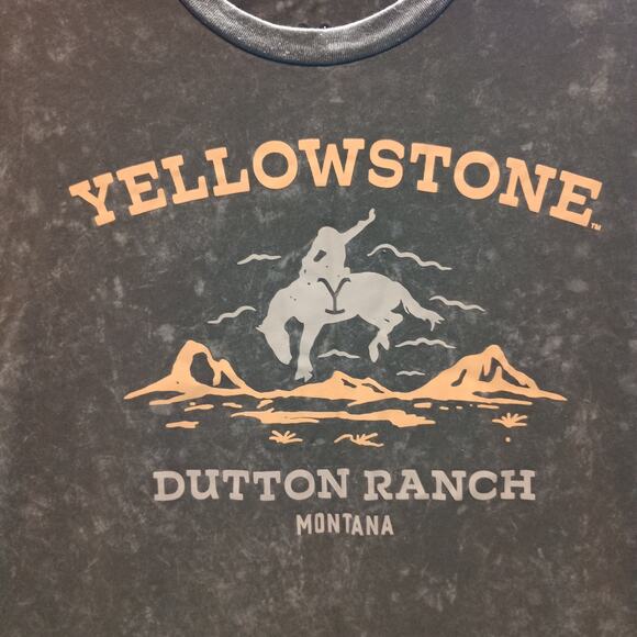 Yellowstone Dutton Ranch Men Graphic Cotton T-Shirt Brown - Picture 3 of 7